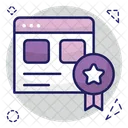Awarded Website  Icon