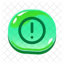 Button Warning Message Icon