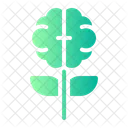 Awareness Brain Plant Icon