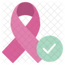 Ribbon Awareness Breast Icon