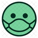 Green Smiley Emoji Icon