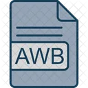 Awb Archivo Formato Icono