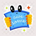 Awesome Word  Icon