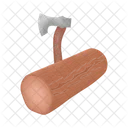 Axe Tool Wood Icon