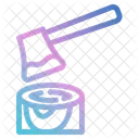 Axe Wood Tool Icon