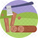 Country Living Axe Wood Icon