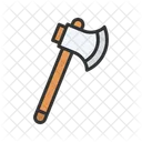 Axe Cut Hatchet Icon