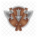 Axe Medieval Axe Shield Icon