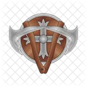 Medieval Axe Shield Axe Icon