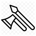 Axe and spear  Icon