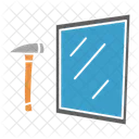 Axe And Window  Icon