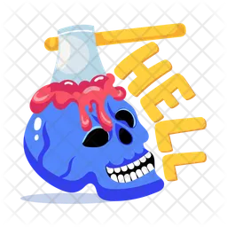 Axe Skull  Icon