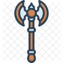Axes Weaponry Implement Icon