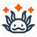 Axolotl Amphibien Regeneration Symbol