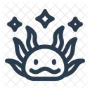 Axolotl Amphibien Regeneration Symbol