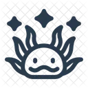 Axolotl Amphibien Regeneration Symbol