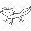 Axolotl Amphibien Schleimig Symbol
