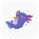 Axolotl Cute Vector Icon