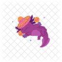 Axolotl Cute Vector Icon