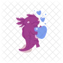 Axolotl Cute Vector Icon
