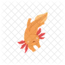 Axolotl Cute Vector Icon