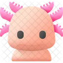 Axolotl Sea Water Animal Icon