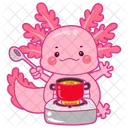 Axolotl Cooking  Icon