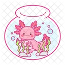 Salamander Axolotl Aquarium Symbol