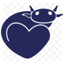 Axolotls Love Animals Icon