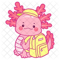 Axolotl On Camping  Icon