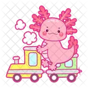 Salamander Axolotl Aquarium Icon