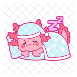 Axolotl Sleeping  Icon