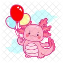 Salamander Axolotl Aquarium Icon