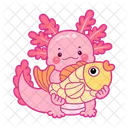 Salamander Axolotl Aquarium Icon