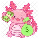 Salamander Axolotl Aquarium Icon