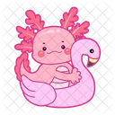 Salamander Axolotl Aquarium Icon