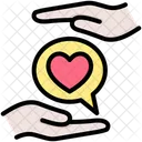 Ayuda Mano Amor Icon