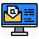 Servicio Al Cliente Correo Electronico Computadora Icono