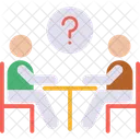 Signo De Interrogacion Reunion De Negocios Reunion Icon