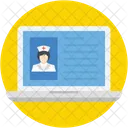 Computadora Portatil Hospital En Linea Icon