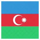 Azerbaidjan National Pays Icône