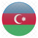 Azerbaidjan Drapeau Icône