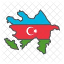 Azerbaijan Country Geograpgy Icon