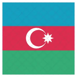 Azerbaijan Flag Icon