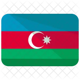 Azerbaijan Flag Icon