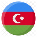 Azerbaijan Azerbaijani Flag Icon