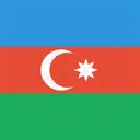 Azerbaijao Bandeira Mundo Ícone