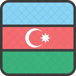 Azerbaiyán Flag Icono