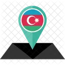 Azerbaiyan Bandera Icono