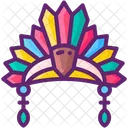 Aztec Feathered Headdress  Icon